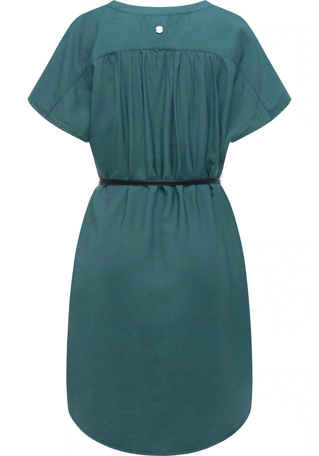 Ragwear Minikleid »Klarisa« Ohne Taschen Lockeres Oversize Sommerkleid mit Gürtel