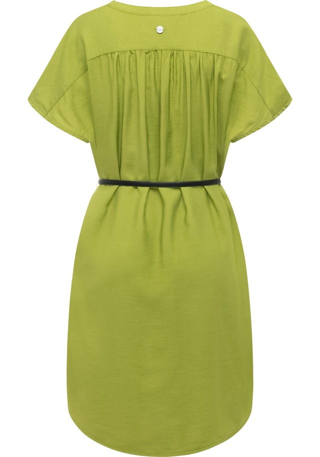 Ragwear Minikleid »Klarisa« Ohne Taschen Lockeres Oversize Sommerkleid mit Gürtel