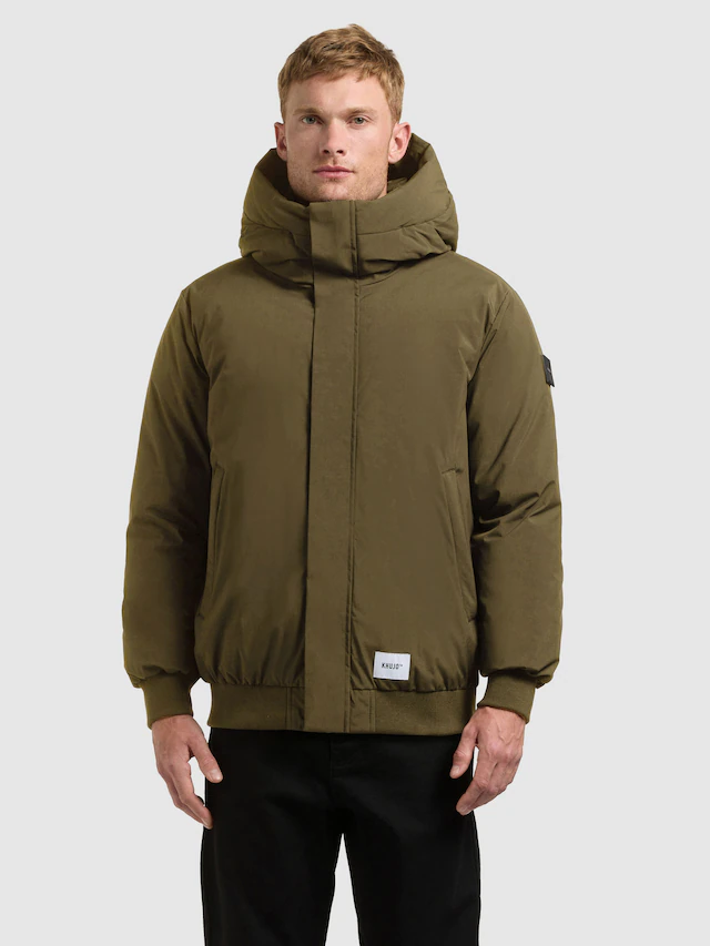 khujo Winterjacke »BENSON« mit Kapuze abnehmbare Rucksackträger in der Innenseite
