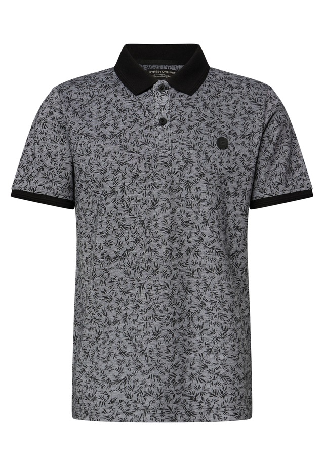 STREET ONE MEN Poloshirt aus reiner Baumwolle