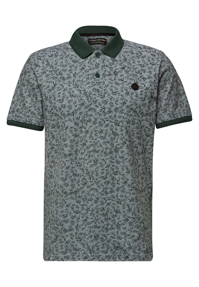 STREET ONE MEN Poloshirt aus reiner Baumwolle