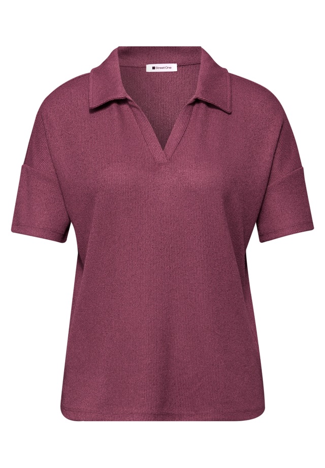 STREET ONE Poloshirt mit Stretchanteil