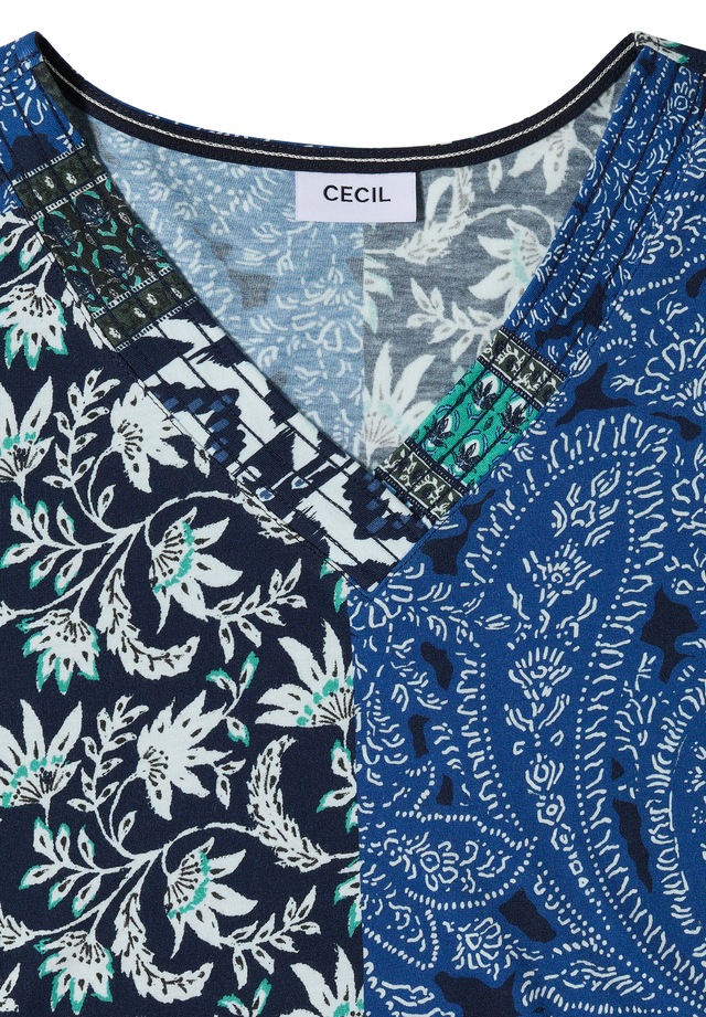Cecil T-Shirt mit V-Ausschnitt