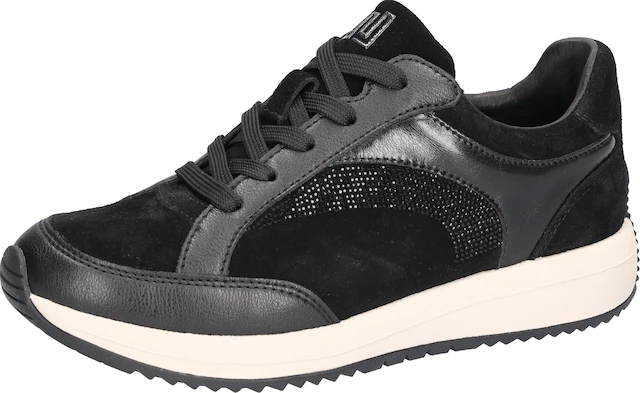 Waldläufer Sneaker »H-Belly« Schnürschuh, Komfortschuh, Glitzersteine, in Bequemweite H