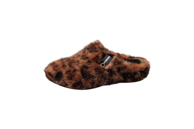 VERBENAS Hausschuh »YORK FELINE« Pantoffel, Wohlfühlschuh, Homeslipper mit Logo-Schriftzug