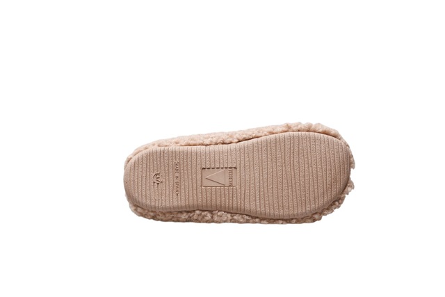 VERBENAS Hausschuh »YOI CURLY« Hüttenschuh, Homeslipper, Wohlfühlschuh mit Logo-Schriftzug