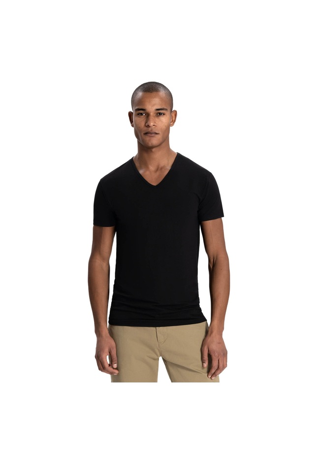 Dstrezzed T-Shirt »T-Shirt Eastwood 2 Pack V-Neck Tee Bamboo Blend 2er Pack« 2