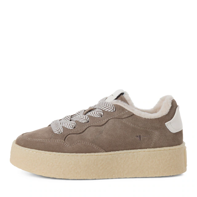 Tamaris Plateausneaker Freizeitschuh, Halbschuh, Schnürschuh mit Ziernähten