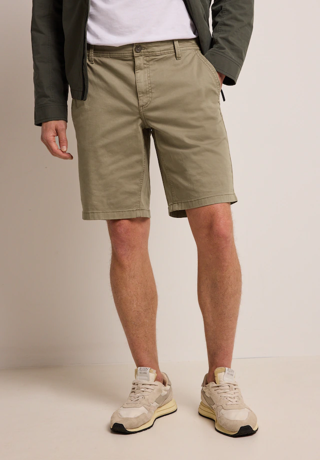 STREET ONE MEN Shorts aus Baumwolle mit Stretchanteil