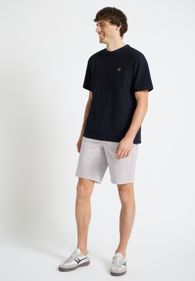 STREET ONE MEN Shorts aus Baumwolle mit Stretchanteil