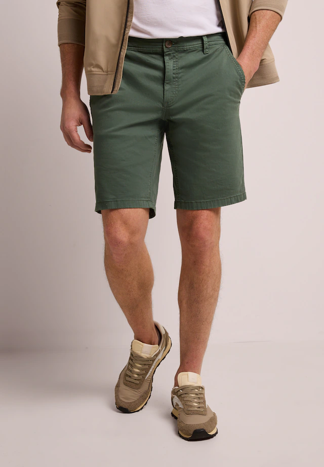 STREET ONE MEN Shorts aus Baumwolle mit Stretchanteil