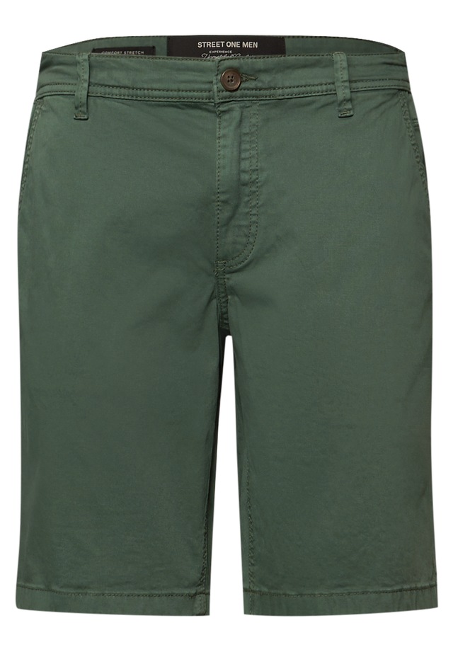 STREET ONE MEN Shorts aus Baumwolle mit Stretchanteil