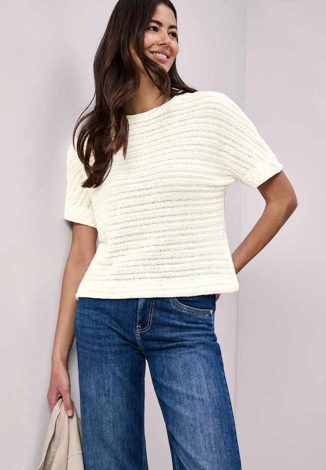 STREET ONE T-Shirt im soften Baumwoll-Mix