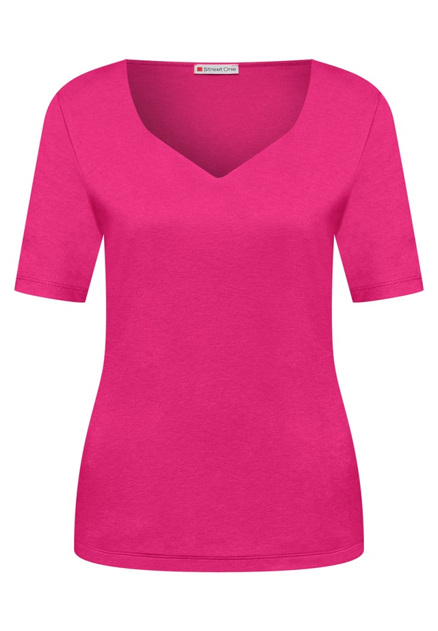 STREET ONE T-Shirt im soften Baumwoll-Mix