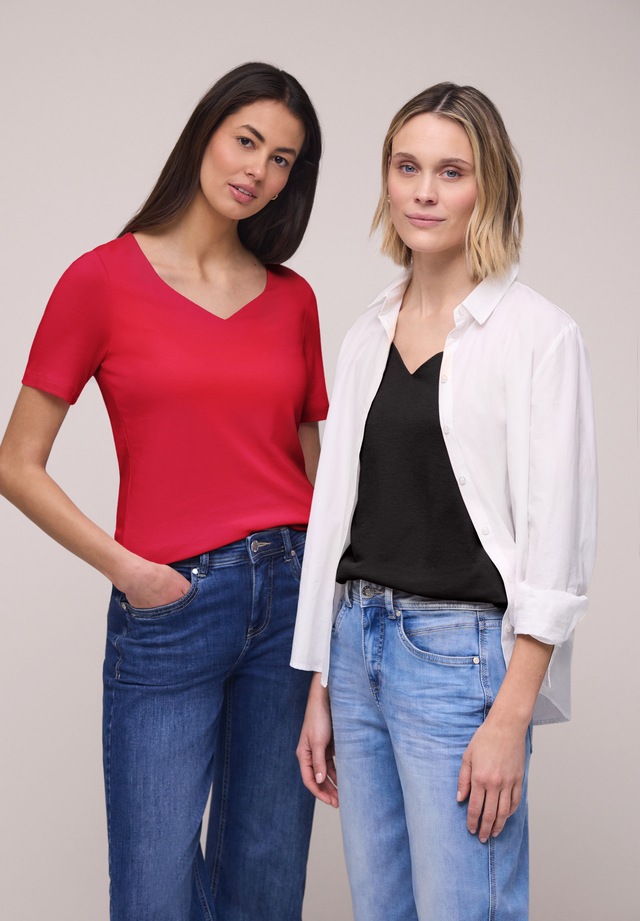 STREET ONE T-Shirt im soften Baumwoll-Mix