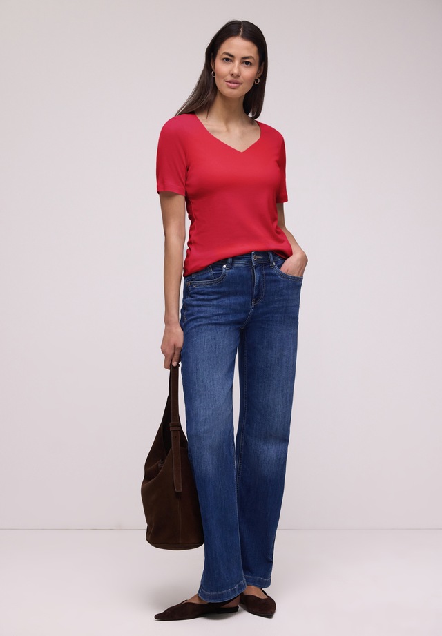 STREET ONE T-Shirt im soften Baumwoll-Mix