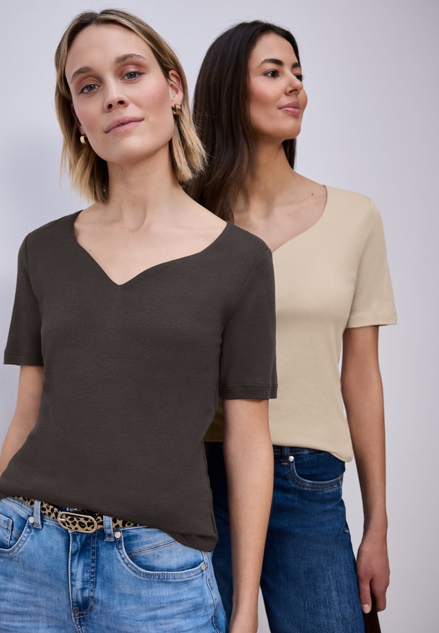 STREET ONE T-Shirt im soften Baumwoll-Mix