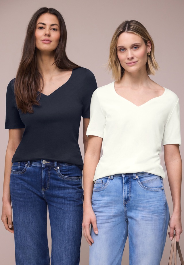 STREET ONE T-Shirt im soften Baumwoll-Mix
