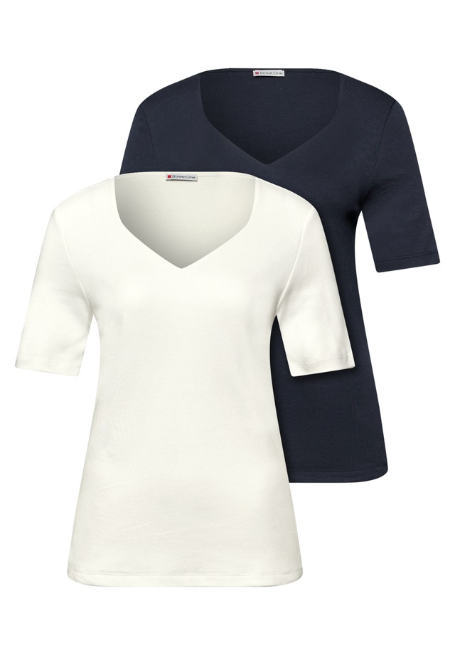 STREET ONE T-Shirt im soften Baumwoll-Mix
