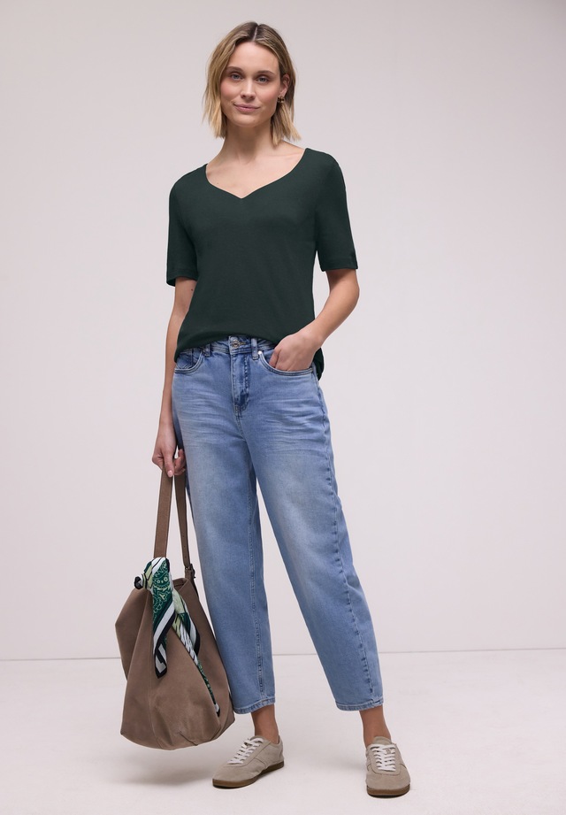 STREET ONE T-Shirt im soften Baumwoll-Mix