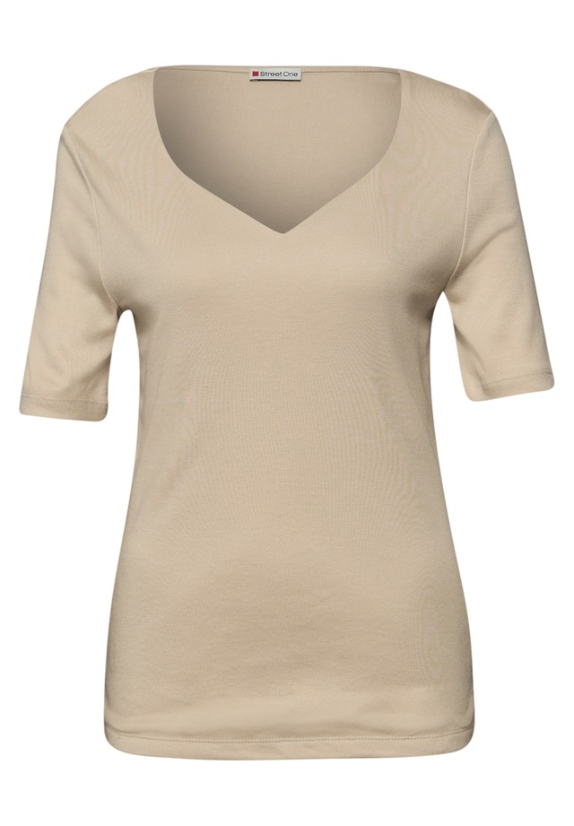 STREET ONE T-Shirt im soften Baumwoll-Mix