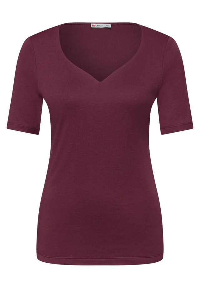 STREET ONE T-Shirt im soften Baumwoll-Mix