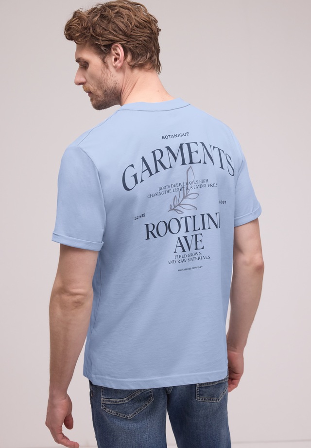 STREET ONE MEN T-Shirt aus reiner Baumwolle
