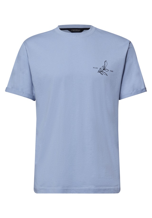STREET ONE MEN T-Shirt aus reiner Baumwolle