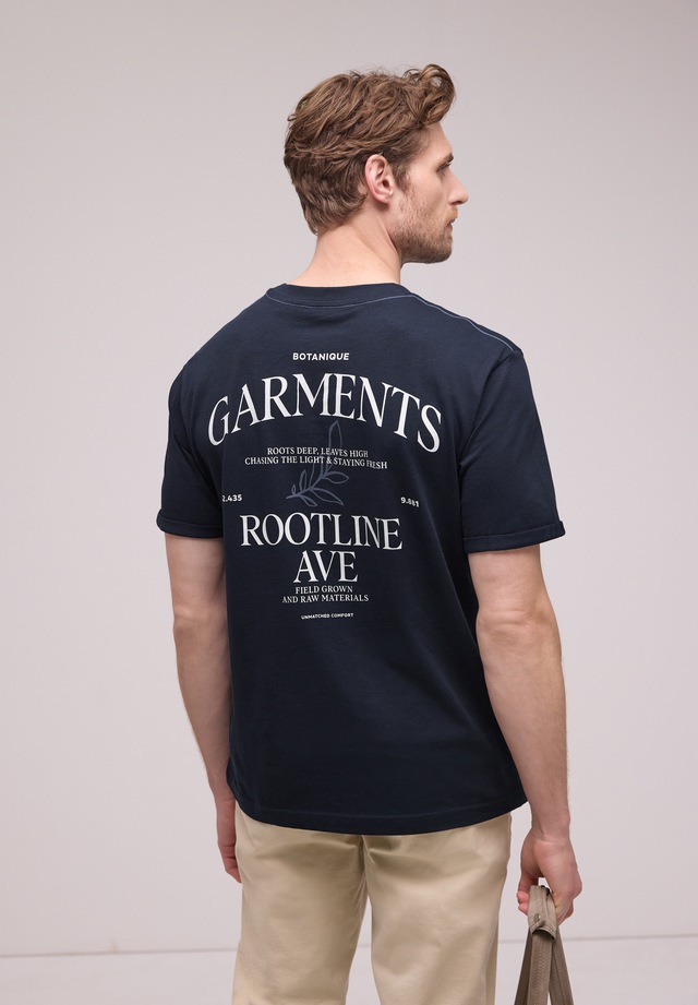 STREET ONE MEN T-Shirt aus reiner Baumwolle