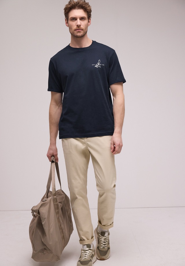 STREET ONE MEN T-Shirt aus reiner Baumwolle