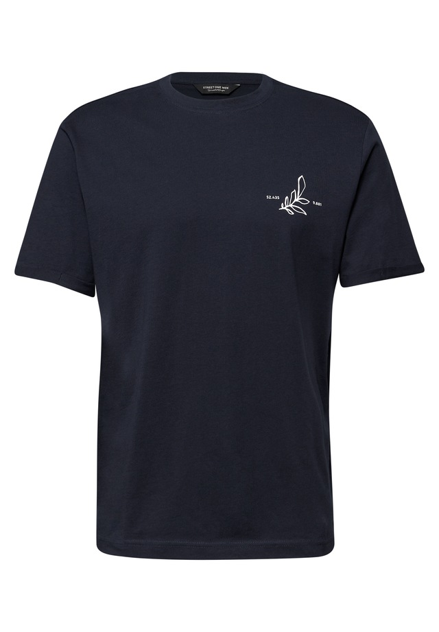 STREET ONE MEN T-Shirt aus reiner Baumwolle
