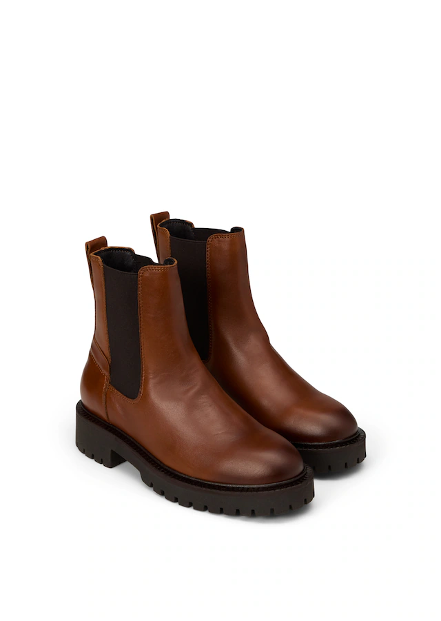 Marc O'Polo Chelseaboots »Model Phia 14« Stiefelette, Schlupfboots mit Profilsohle