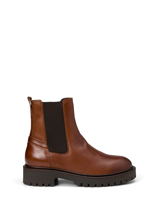 Marc O'Polo Chelseaboots »Model Phia 14« Stiefelette, Schlupfboots mit Profilsohle