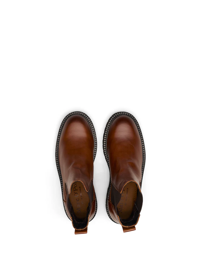 Marc O'Polo Chelseaboots »Model Phia 14« Stiefelette, Schlupfboots mit Profilsohle