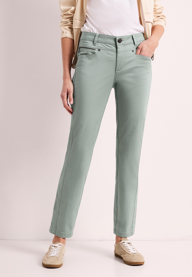 STREET ONE Stoffhose aus Baumwolle mit Stretchanteil