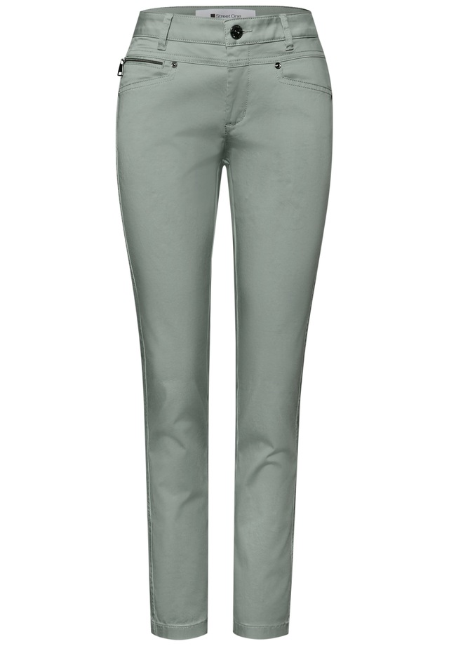 STREET ONE Stoffhose aus Baumwolle mit Stretchanteil
