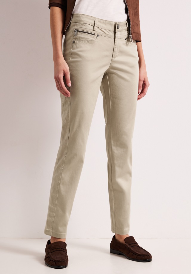 STREET ONE Stoffhose aus Baumwolle mit Stretchanteil