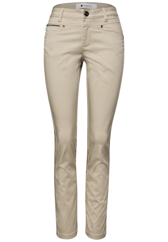 STREET ONE Stoffhose aus Baumwolle mit Stretchanteil