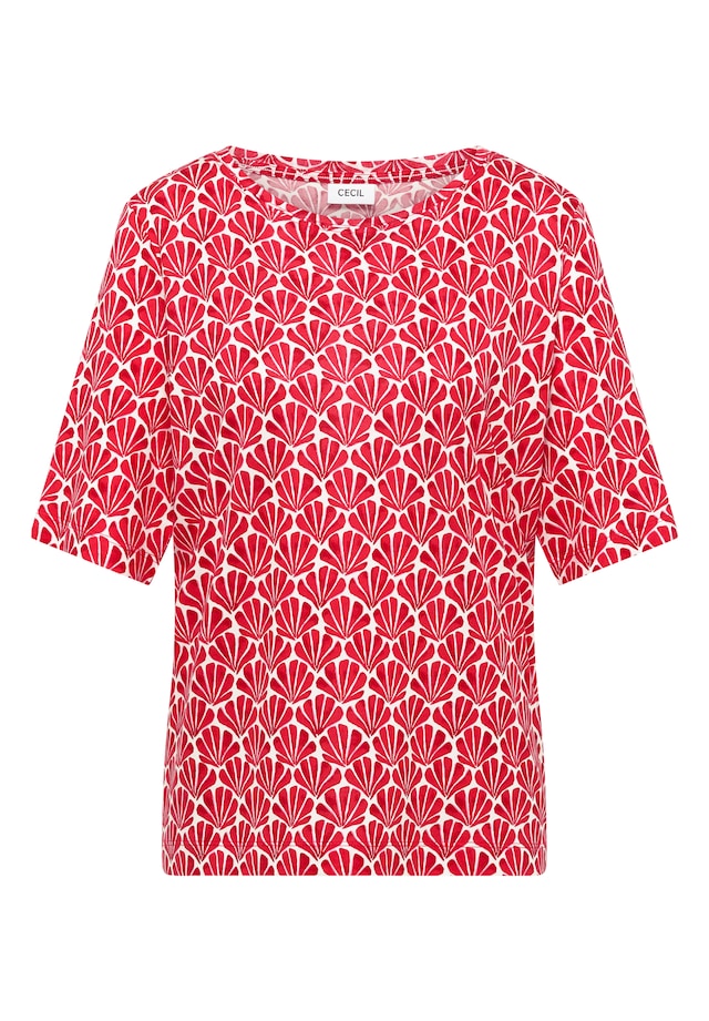 Cecil T-Shirt mit U-Boot-Ausschnitt