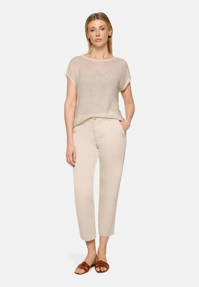 Cartoon Stricktop »Damen mit Rundhalsausschnitt«