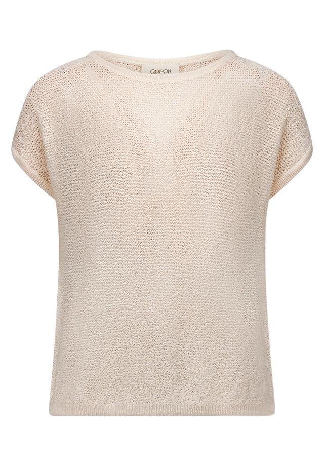 Cartoon Stricktop »Damen mit Rundhalsausschnitt«