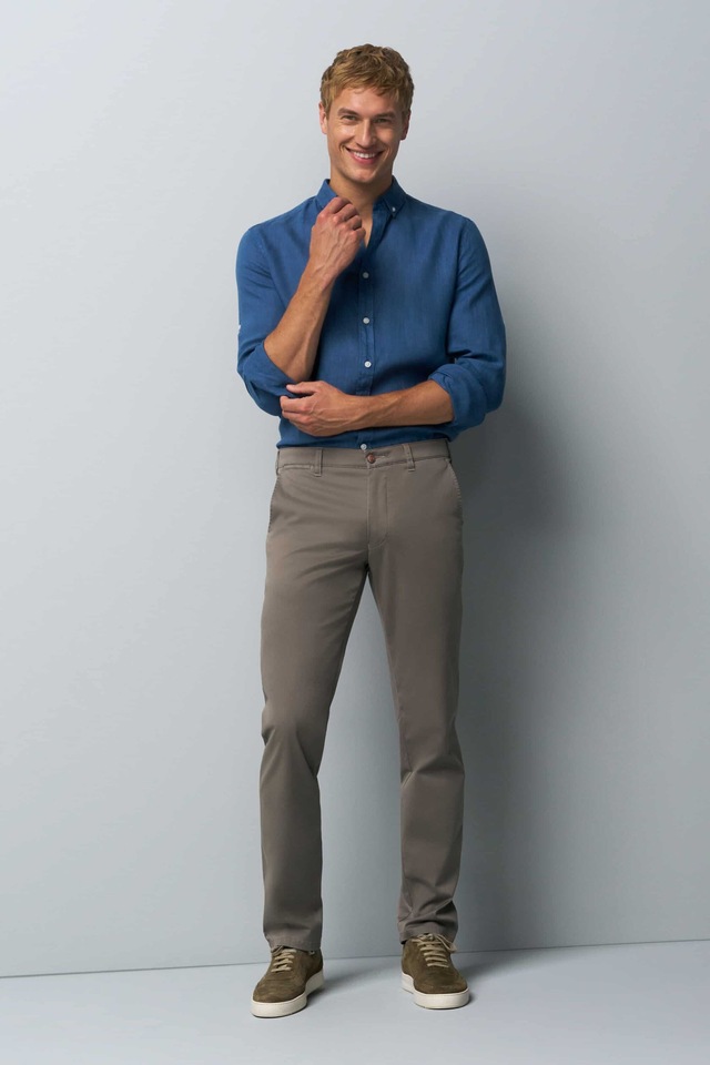 MEYER Chinos »M5 Chino« M5 Chino aus Bio-Baumwolle