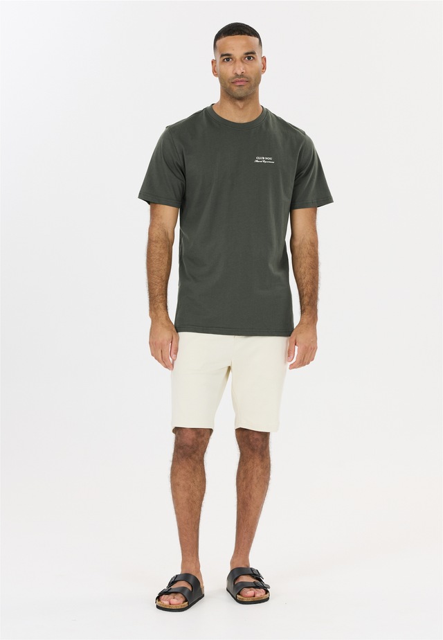 nou T-Shirt »Blanck« mit kleinem Print auf Brust
