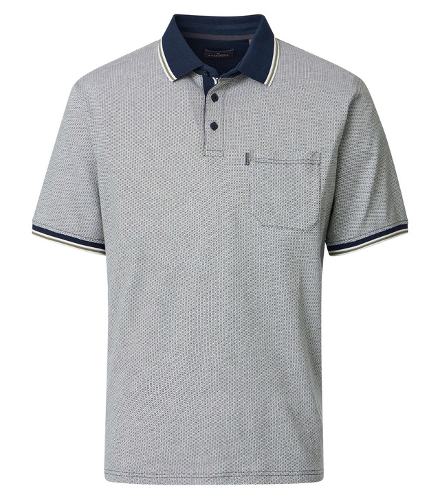 CASAMODA Poloshirt »CASAMODA Polo-Shirt Print«