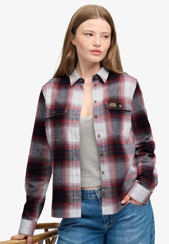 Superdry Karobluse »LUMBERJACK CHECK FLANNEL SHIRT« Baumwolle, regular fit