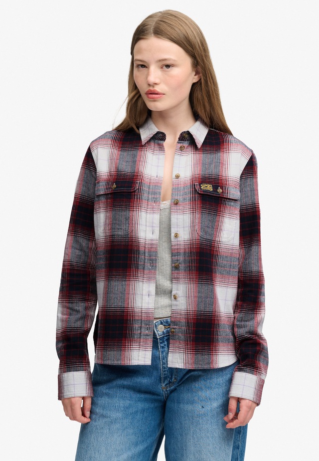 Superdry Karobluse »LUMBERJACK CHECK FLANNEL SHIRT« Baumwolle, regular fit