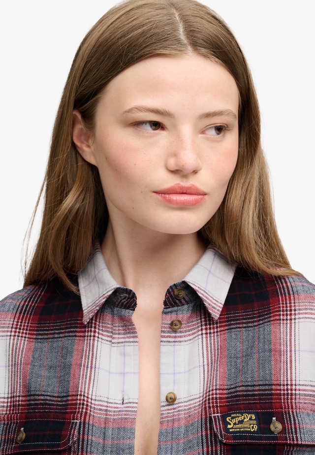 Superdry Karobluse »LUMBERJACK CHECK FLANNEL SHIRT« Baumwolle, regular fit