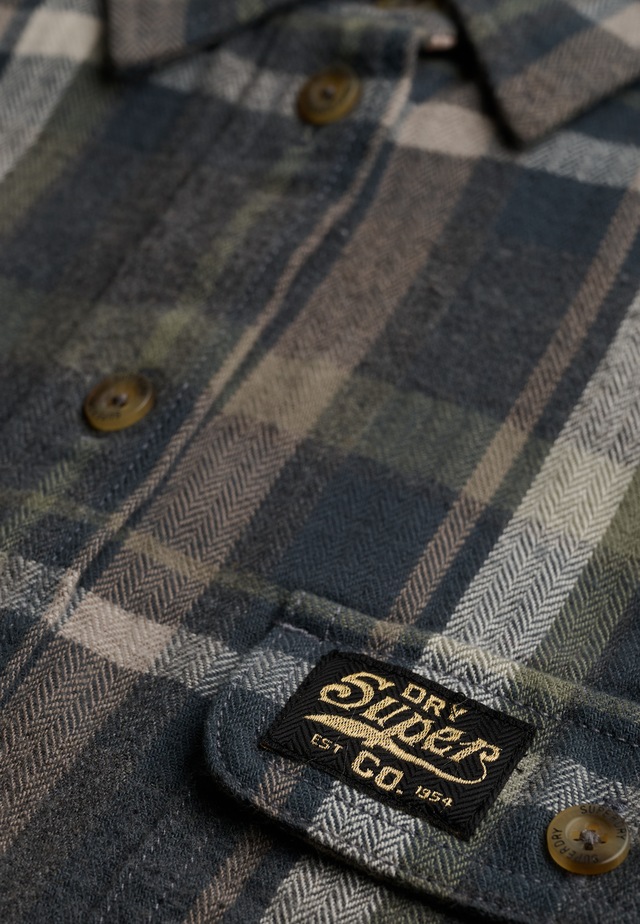 Superdry Karobluse »LUMBERJACK CHECK FLANNEL SHIRT« Baumwolle, regular fit