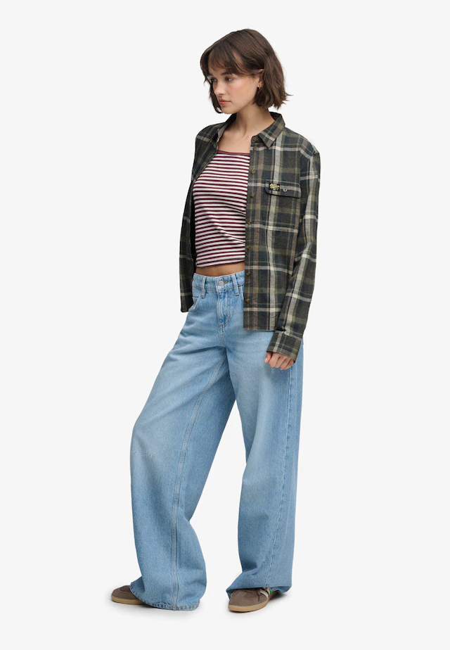 Superdry Karobluse »LUMBERJACK CHECK FLANNEL SHIRT« Baumwolle, regular fit