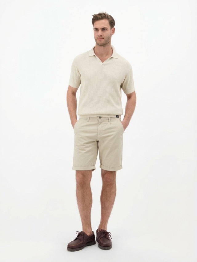 LERROS Chinoshorts »Kurze Chino aus leichtem Baumwollmix«